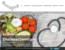 Tablet Screenshot of praxis-diabetes.com